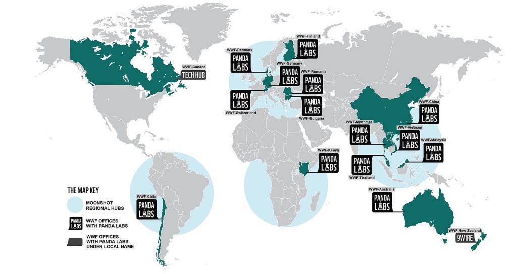 WWF Panda Labs World Map