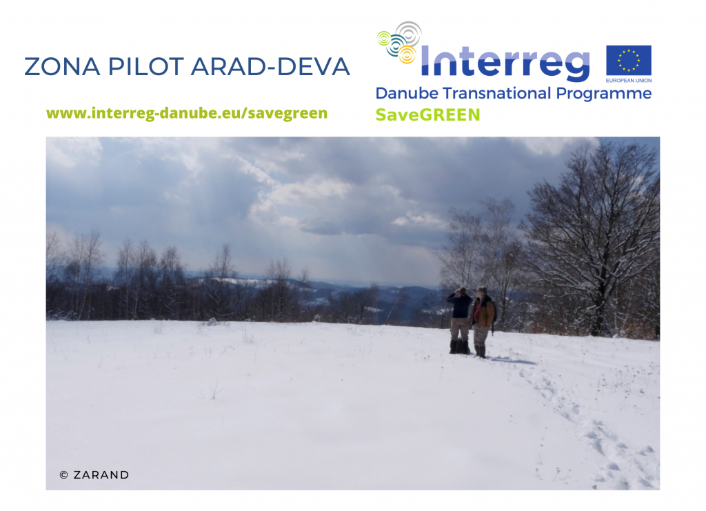 SaveGREEN - zona pilot Arad-Deva - conectivitate ecologica