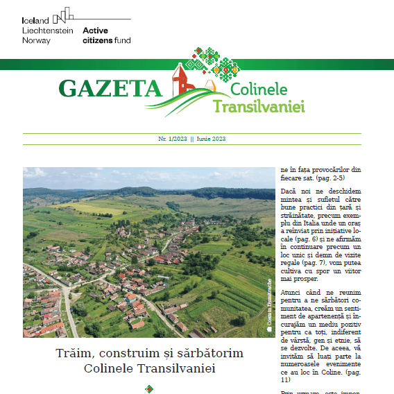 Gazeta Colinele Transilvaniei iunie 2023 website thumbnail