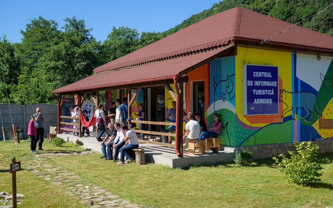 Bison Hillock lab launch - Armenis Visitor centre. Copyright Doru Oprisan